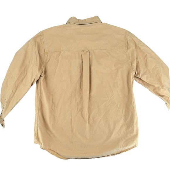 Guide Series Men's Button Down Heavy Yellow Shirt Hunting Fishing Gorpcore M - Picture 6 of 8